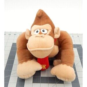 Donkey Kong Returns Plush Super Mario License Nintendo 2016 Stuffed Animal 8 In
